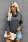 Trutle Neck Long Sleeves Top